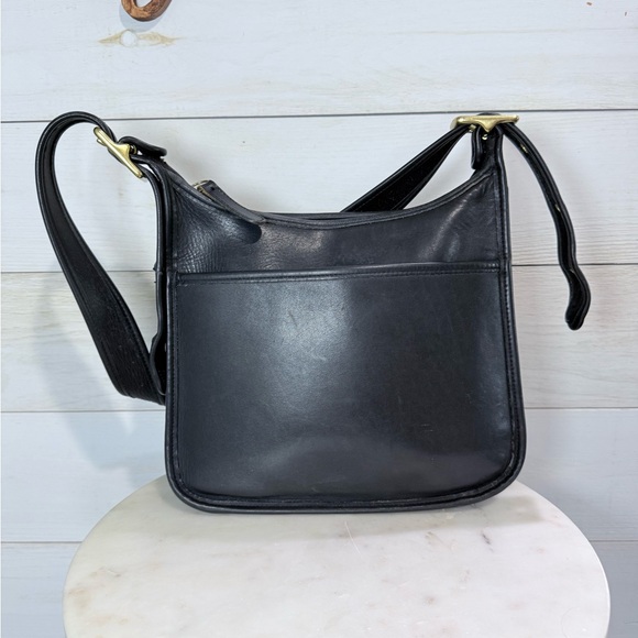 COACH Legacy Zip Bag Vintage 9966 Black Glove-Tanned Leather Made in USA 2001 - Picture 4 of 14